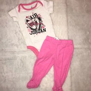 Air Jordan onesie outfit